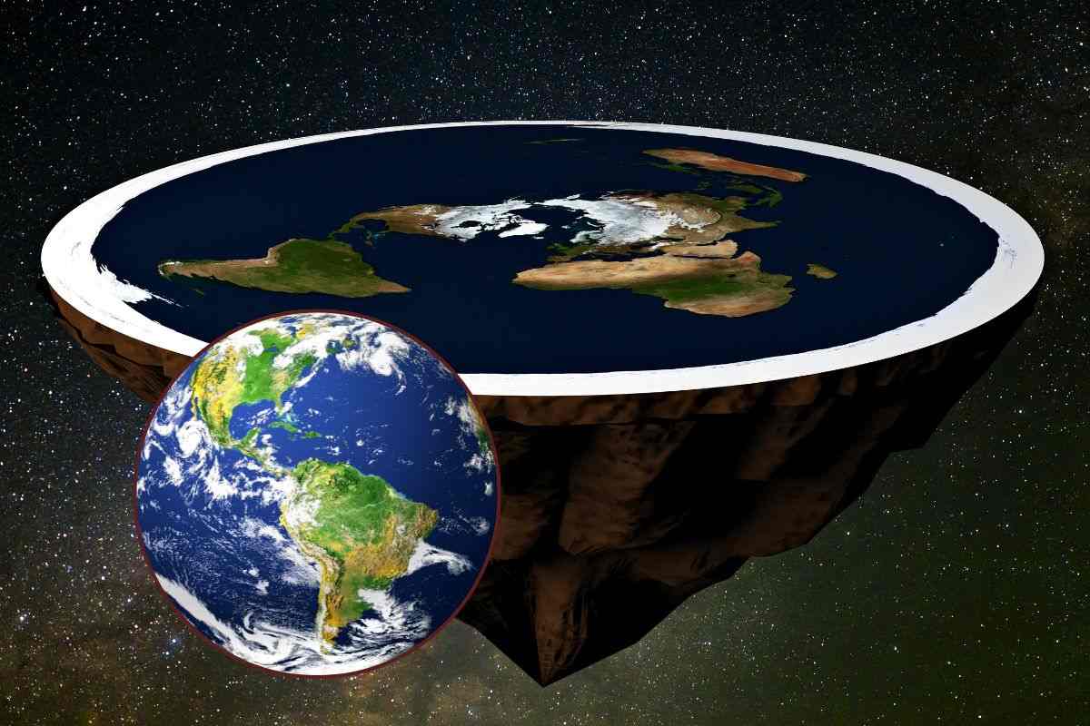 Il nostro pianeta immaginato dai terrapiattisti