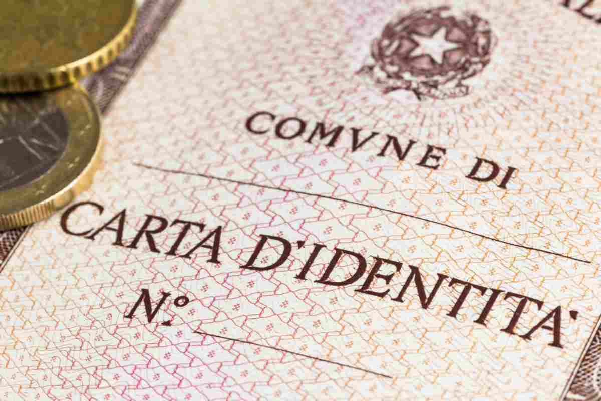Carta d'identità in dettaglio