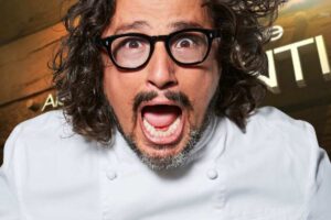 lo chef Borghese espressione sconvolta