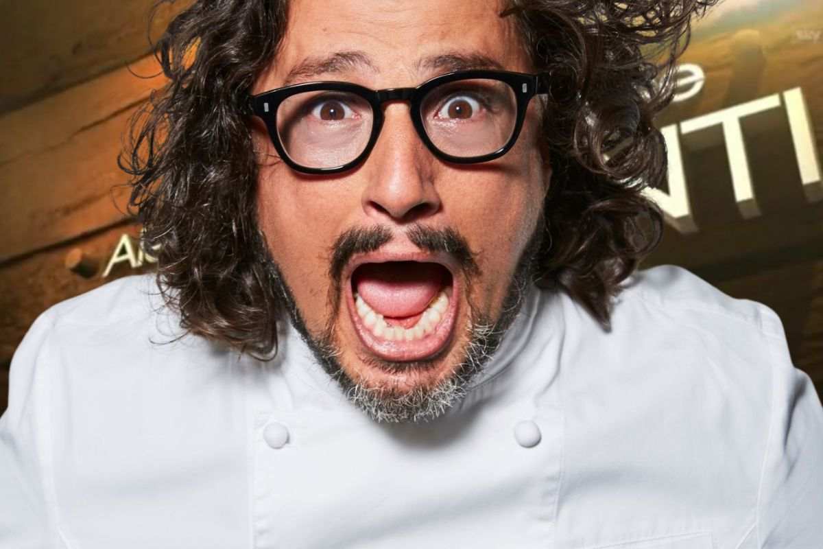 lo chef Borghese espressione sconvolta