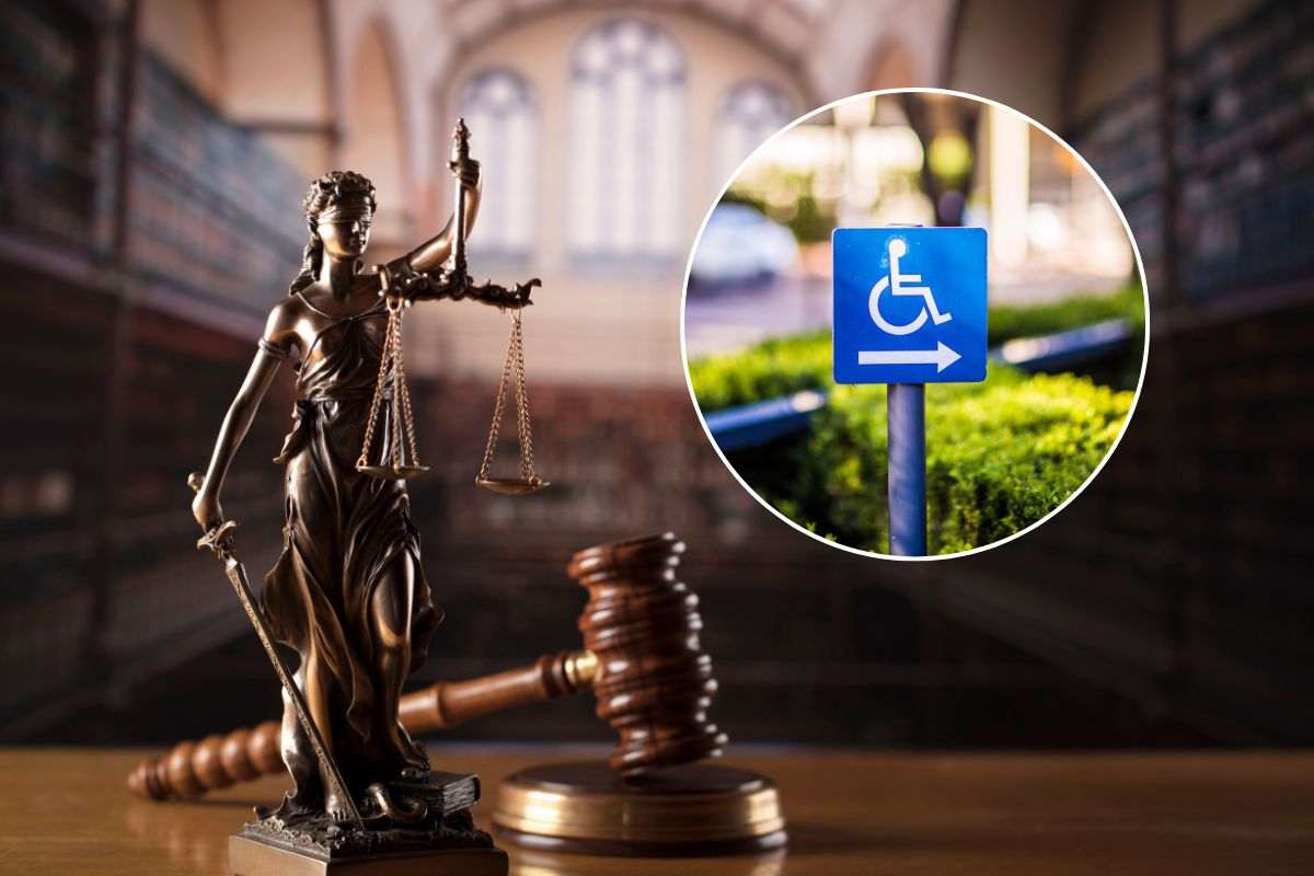 Statua della giustizia in tribunale