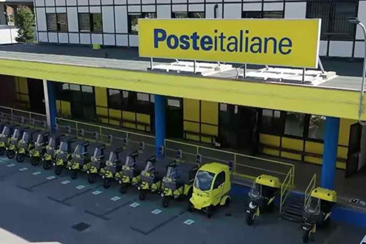 esterno di un hub di poste italiane
