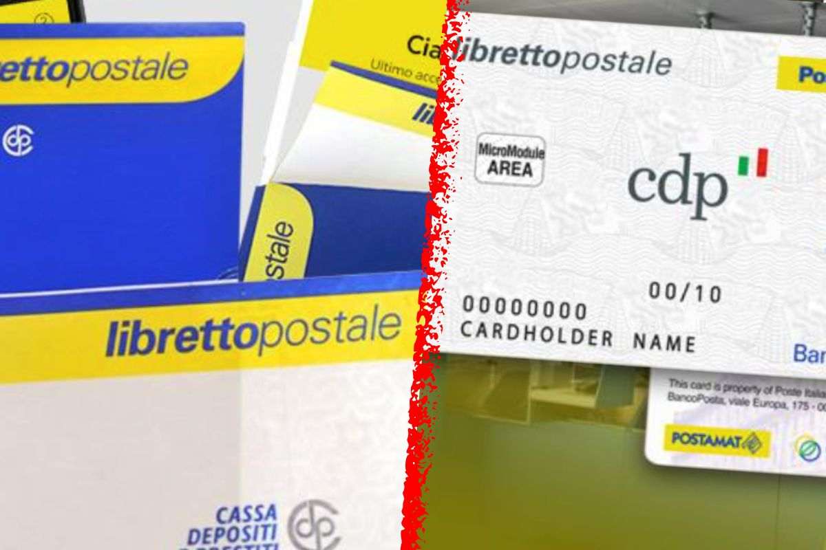 Libretti postali in carta e tessera